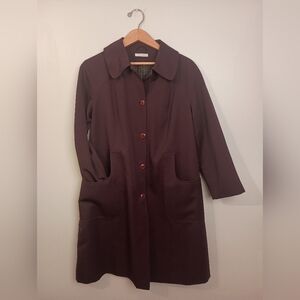 VTG Forecaster International- Elegant Plum Purple Coat- Size M